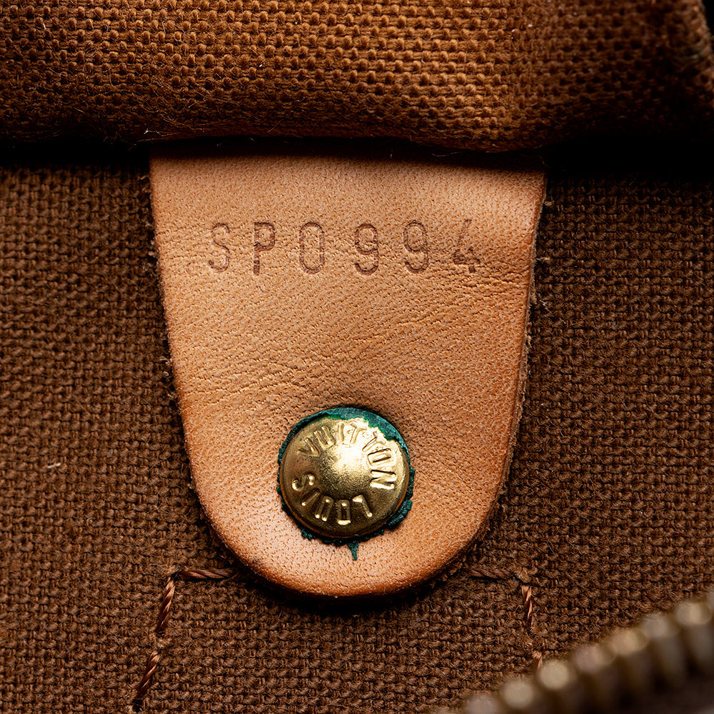 Louis Vuitton Vintage Monogram Canvas Speedy 30 Satchel (17823) - Image 6