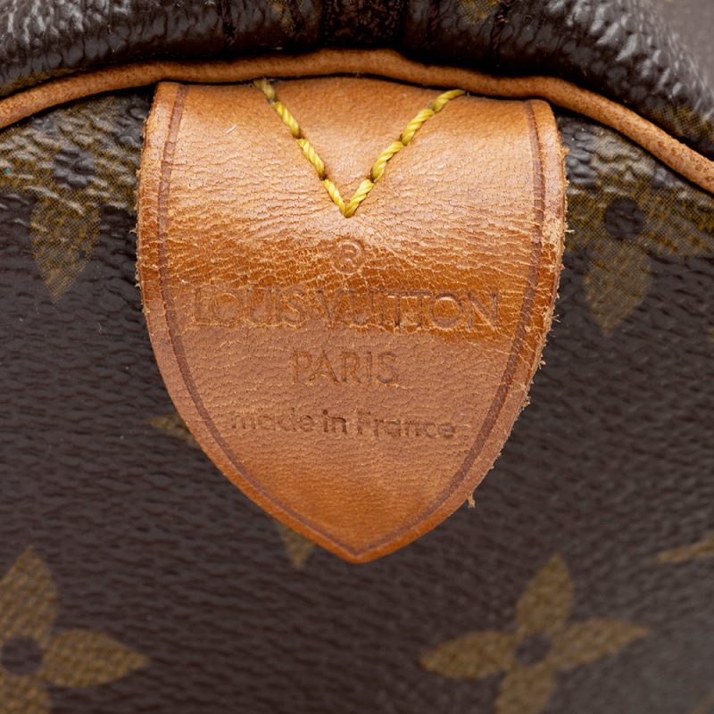 Louis Vuitton Vintage Monogram Canvas Speedy 30 Satchel (17823) - Image 8