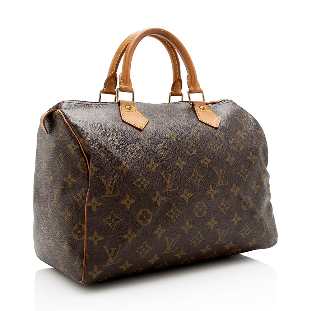 Louis Vuitton Vintage Monogram Canvas Speedy 30 Satchel (17823) - Image 2