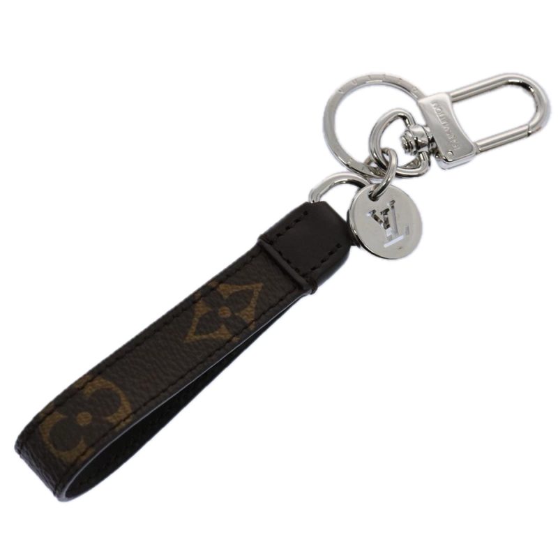 Louis Vuitton Monogram Porte Cles Slim Dragonne Key Ring M77165  ac2506