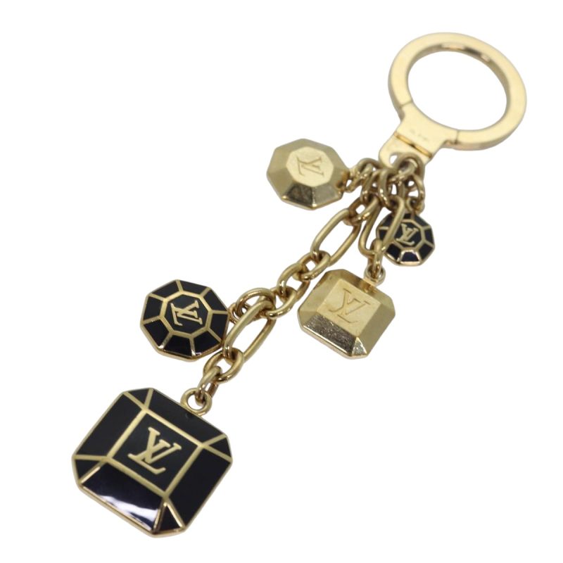 Louis Vuitton Porte Cles Cabochon Key Holder Gold M66001  ac3106