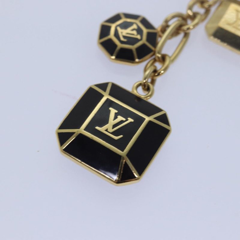 Louis Vuitton Porte Cles Cabochon Key Holder Gold M66001  ac3106 - Image 2