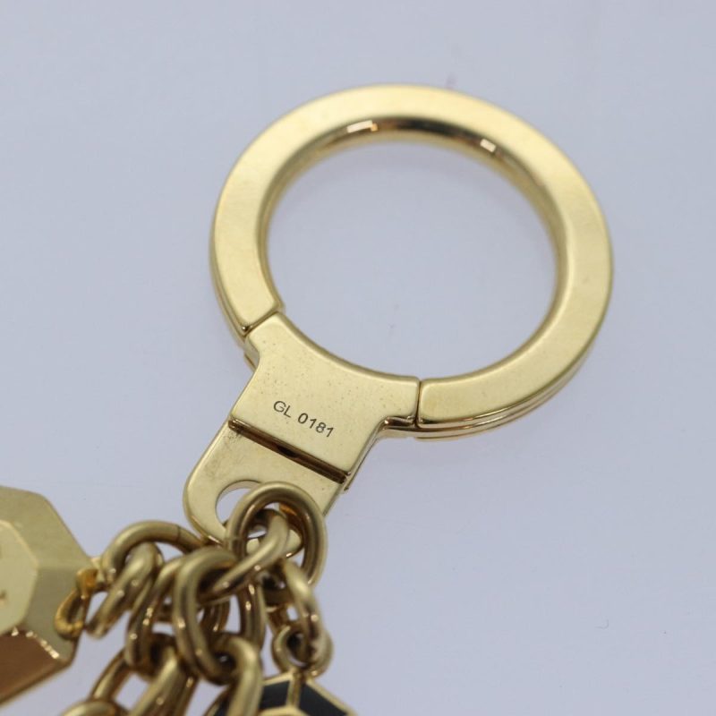 Louis Vuitton Porte Cles Cabochon Key Holder Gold M66001  ac3106 - Image 7