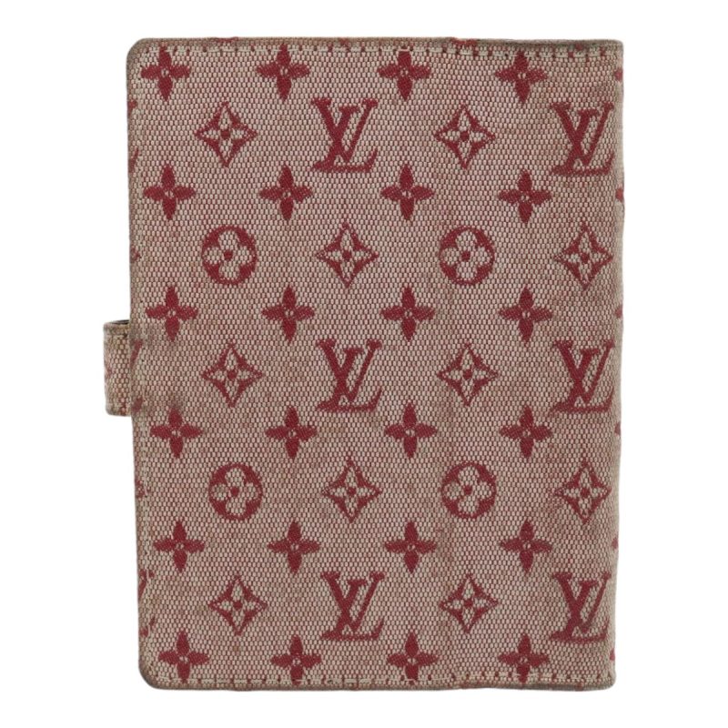 Louis Vuitton Monogram Mini Agenda PM Day Planner Cover Red R20912 Auth ac3224 - Image 2