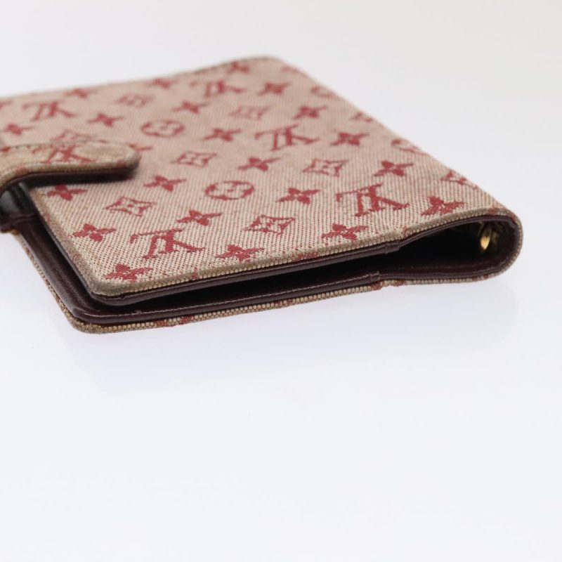 Louis Vuitton Monogram Mini Agenda PM Day Planner Cover Red R20912 Auth ac3224 - Image 5