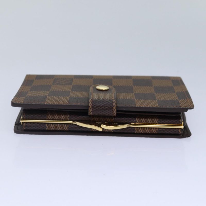 Louis Vuitton Damier Ebene Porte Monnaie Billets Viennois N61664  ac3246 - Image 3