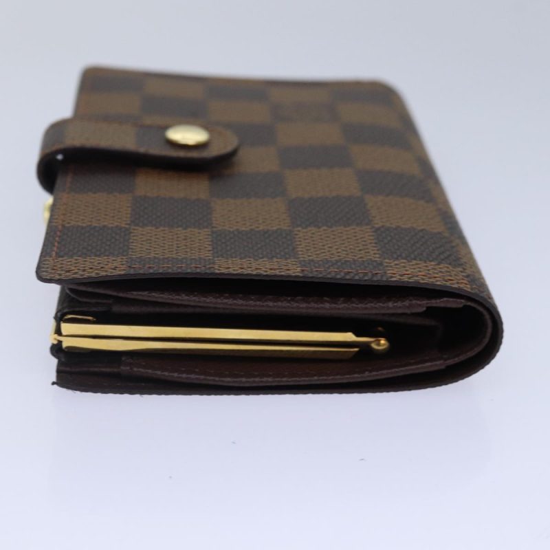 Louis Vuitton Damier Ebene Porte Monnaie Billets Viennois N61664  ac3246 - Image 5