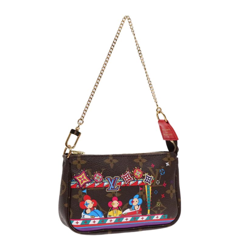 Louis Vuitton Monogram Vivienne Mini Pochette Accessoires M69976  ac3272