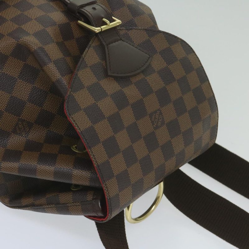 Louis Vuitton Damier Ebene Montsouris GM Backpack N51139  am5291A - Image 6