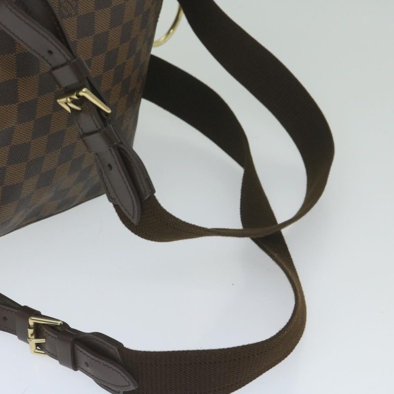 Louis Vuitton Damier Ebene Montsouris GM Backpack N51139  am5291A - Image 7
