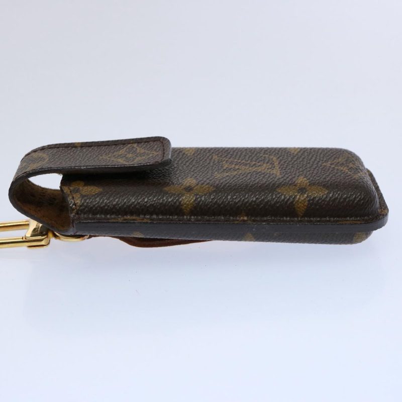 Louis Vuitton Monogram Etui Telephonne Japon Cell Phone Case M63050 Auth am5293 - Image 4