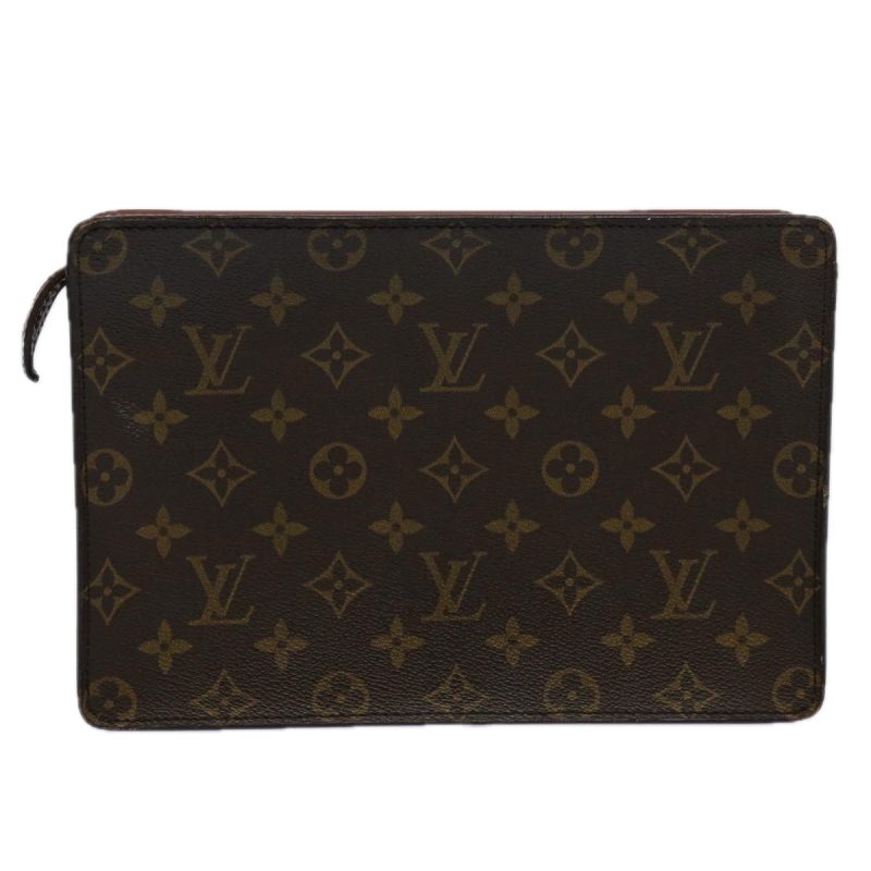 Louis Vuitton Monogram Pochette Homme Clutch Bag M51795  am5313 - Image 2