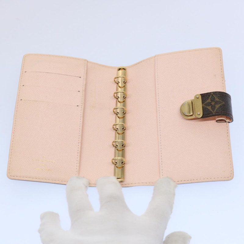 Louis Vuitton Monogram Agenda Koala PM Day Planner Cover Pink R21013 Auth am5318 - Image 9