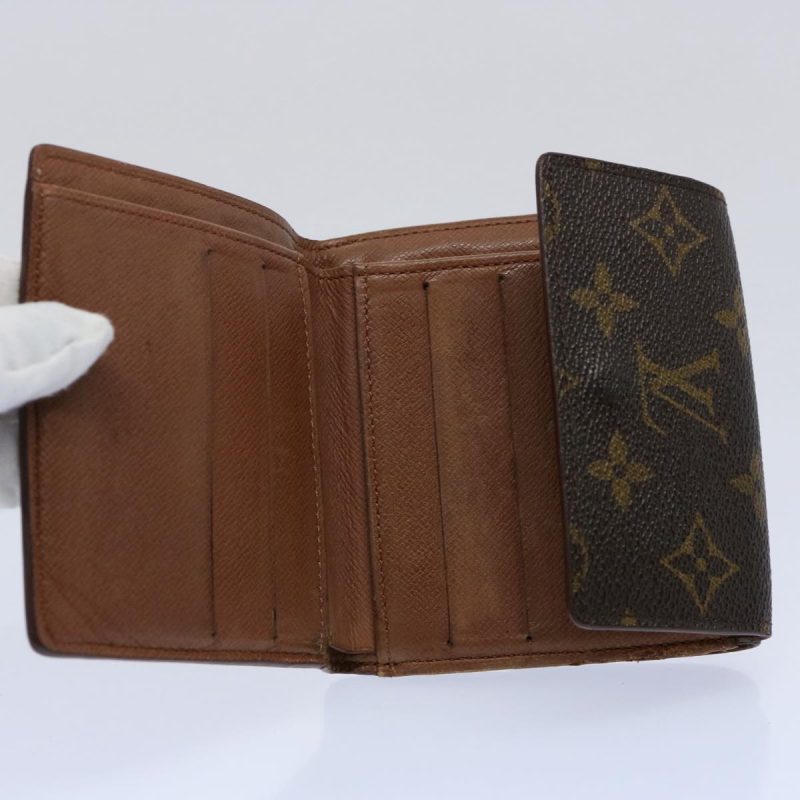 Louis Vuitton Monogram Porte Monnaie Bier Cartes Crdit Wallet M61652 Auth am5332 - Image 9