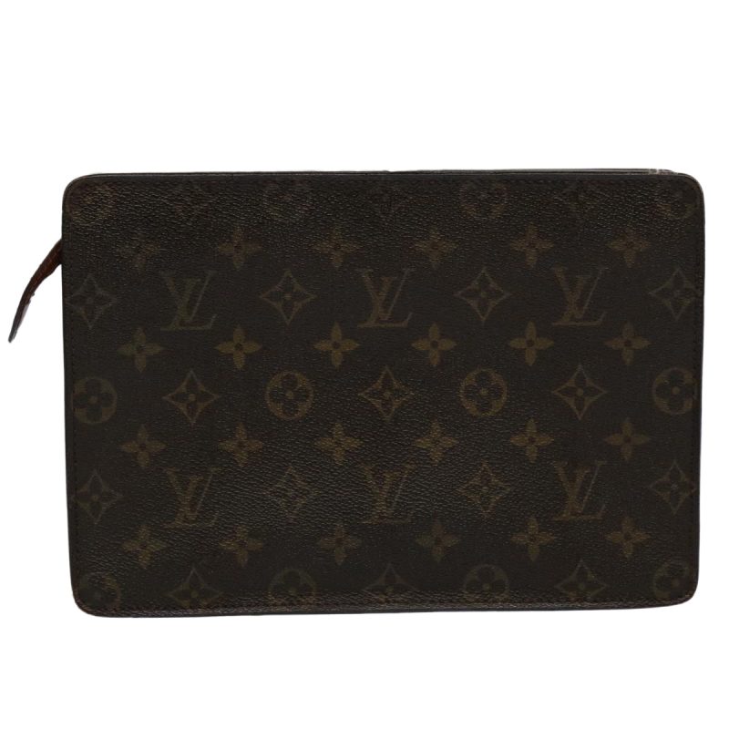 Louis Vuitton Monogram Pochette Homme Clutch Bag M51795  am5359 - Image 2
