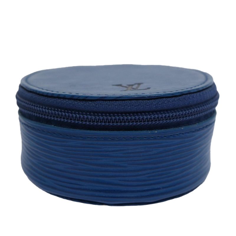 Louis Vuitton Epi Ecrin Bijou 8 Jewelry Box Blue M48215  am5366