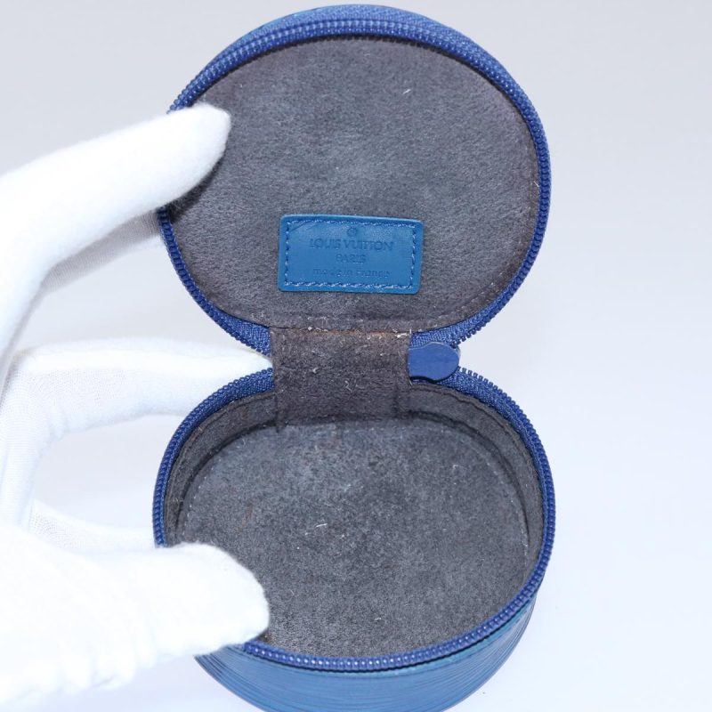 Louis Vuitton Epi Ecrin Bijou 8 Jewelry Box Blue M48215  am5366 - Image 10
