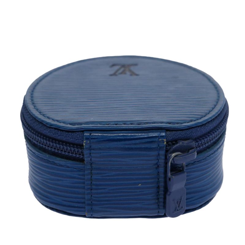 Louis Vuitton Epi Ecrin Bijou 8 Jewelry Box Blue M48215  am5366 - Image 2