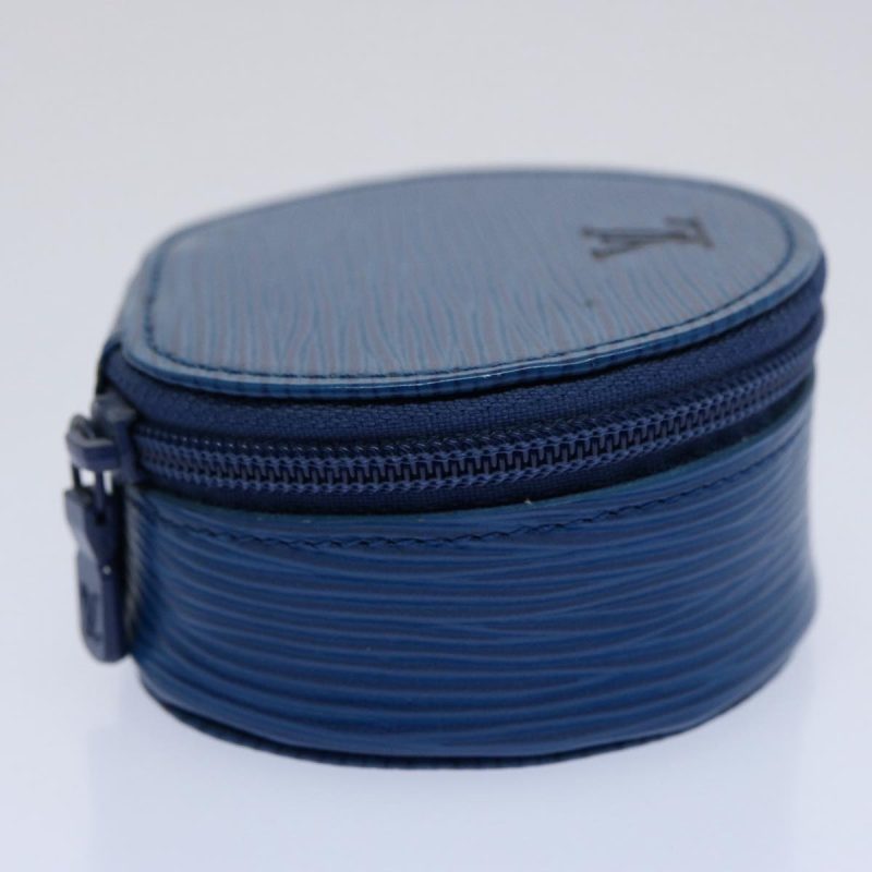 Louis Vuitton Epi Ecrin Bijou 8 Jewelry Box Blue M48215  am5366 - Image 3