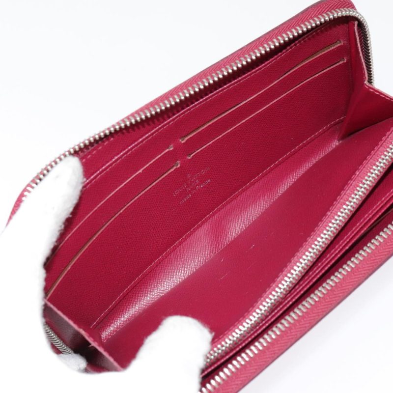 Louis Vuitton Epi Zippy Wallet Long Wallet Fuchsia Pink M60305  am6820 - Image 10