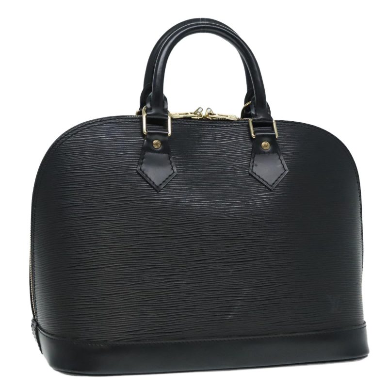 Louis Vuitton Epi Alma Hand Bag Black M52142  am6836A