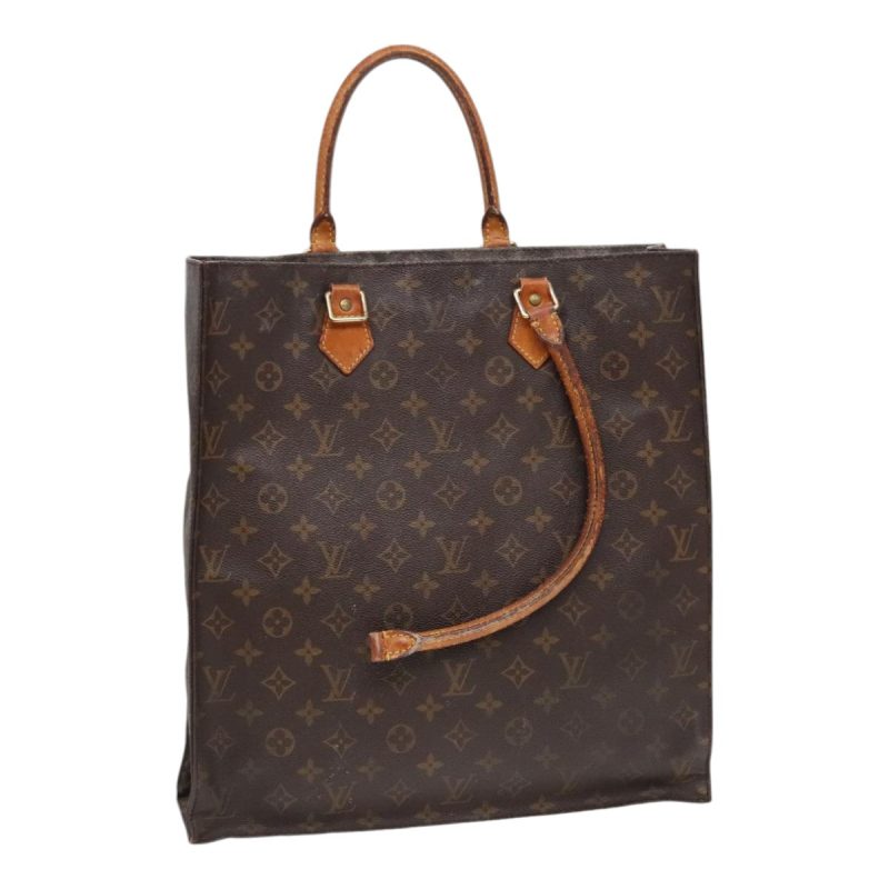 Louis Vuitton Monogram Sac Plat Hand Bag M51140  am6851