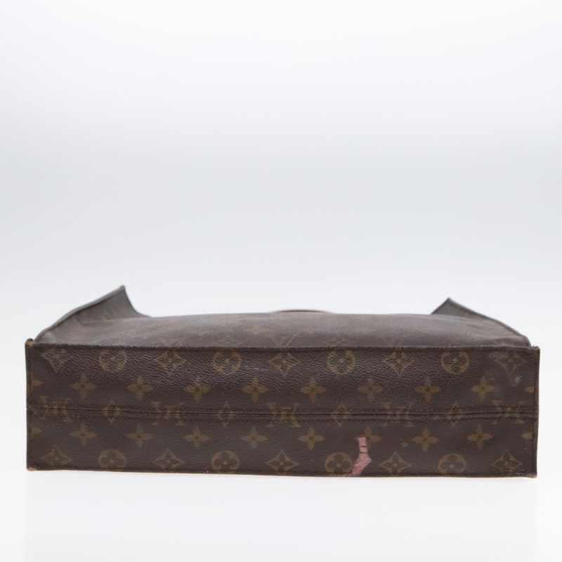 Louis Vuitton Monogram Sac Plat Hand Bag M51140  am6851 - Image 5