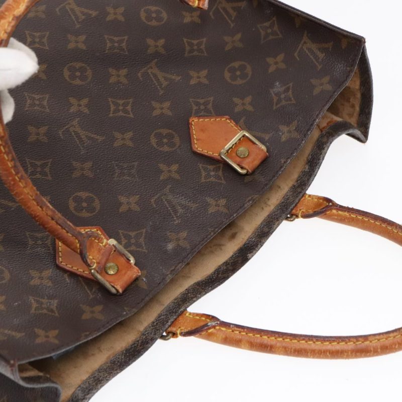 Louis Vuitton Monogram Sac Plat Hand Bag M51140  am6851 - Image 6