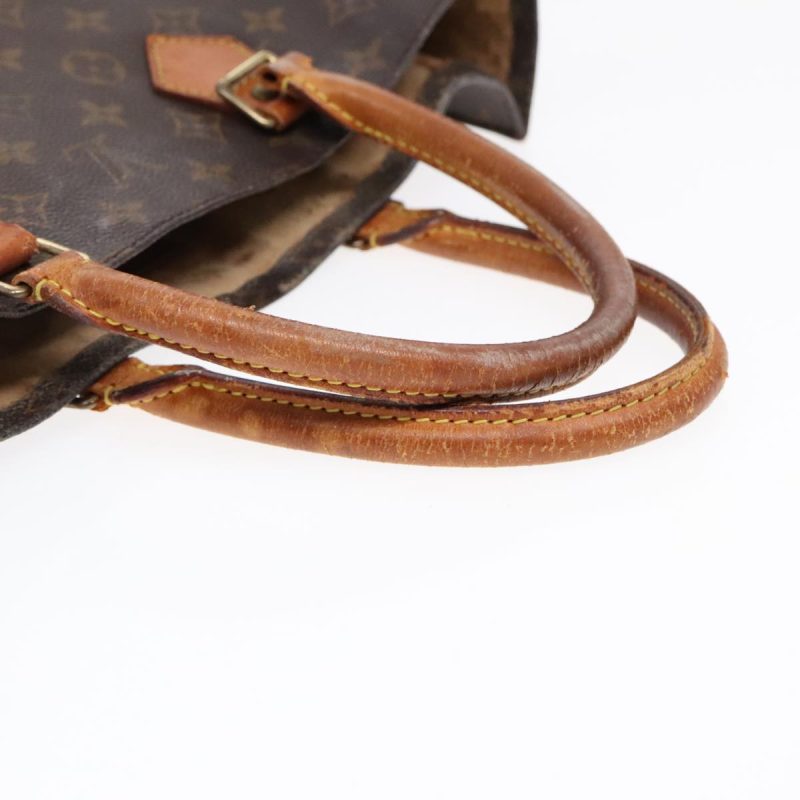 Louis Vuitton Monogram Sac Plat Hand Bag M51140  am6851 - Image 7