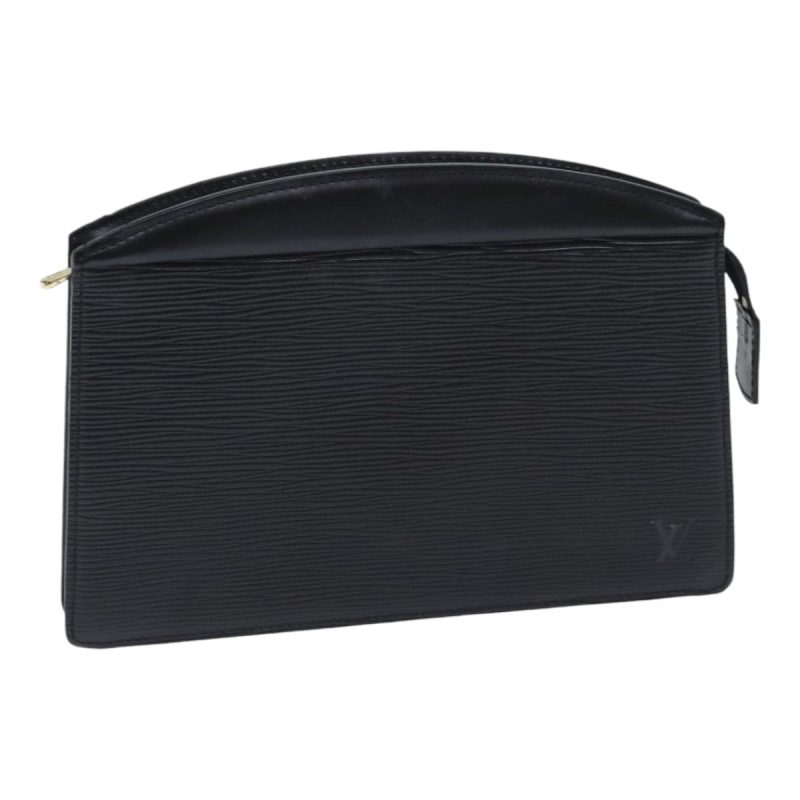 Louis Vuitton Epi Trousse Crete Pouch Black M48402  am6854