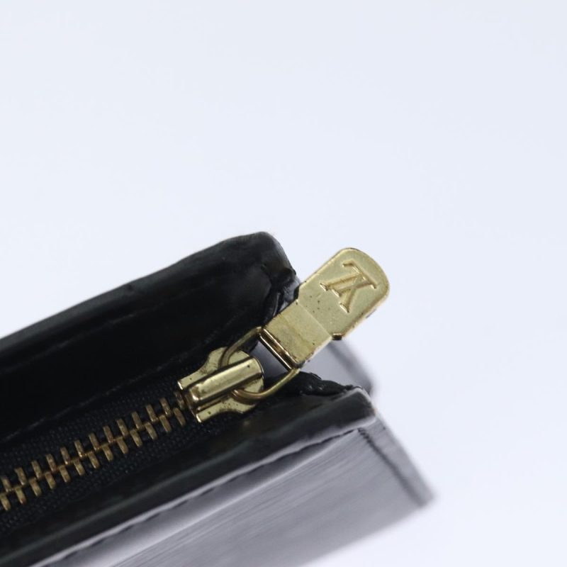 Louis Vuitton Epi Trousse Crete Pouch Black M48402  am6854 - Image 8
