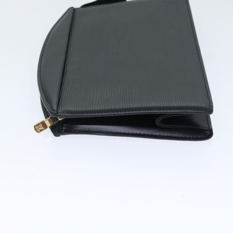 Louis Vuitton Epi Trousse Crete Pouch Black M48402  am6854 - Image 4