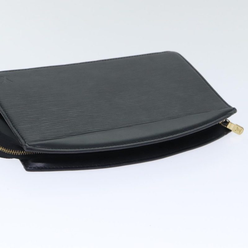 Louis Vuitton Epi Trousse Crete Pouch Black M48402  am6854 - Image 5