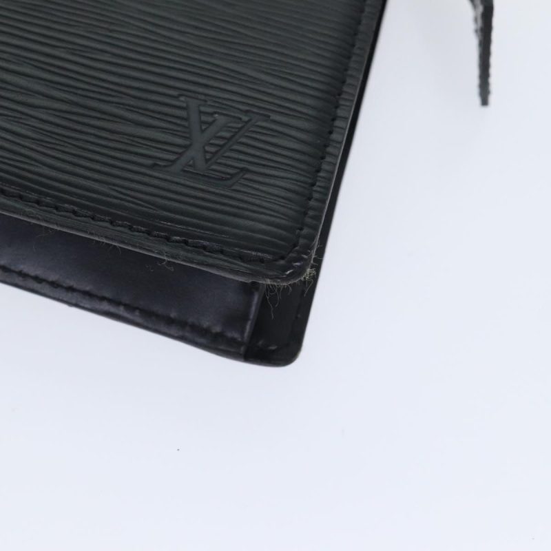 Louis Vuitton Epi Trousse Crete Pouch Black M48402  am6854 - Image 7