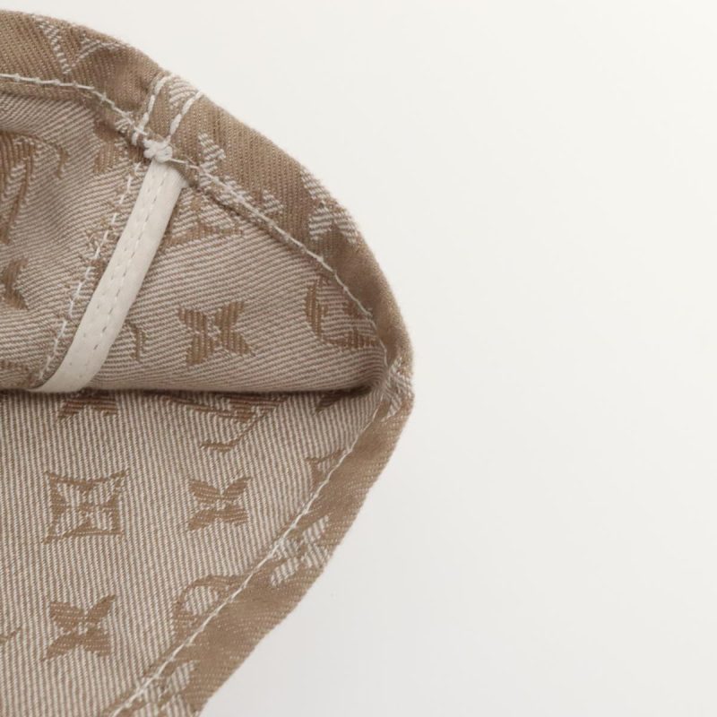 Louis Vuitton Monogram denim skirt 36 Beige  am6864 - Image 5