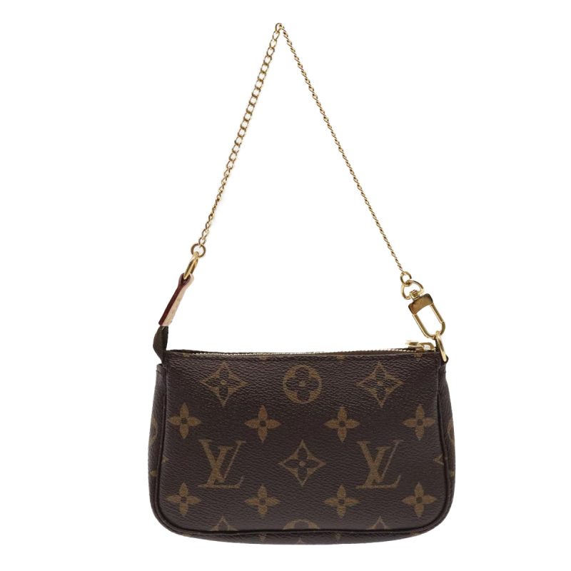 Louis Vuitton Monogram V line Mini Pochette Accessoires Pouch Pink Auth am6931A - Image 2