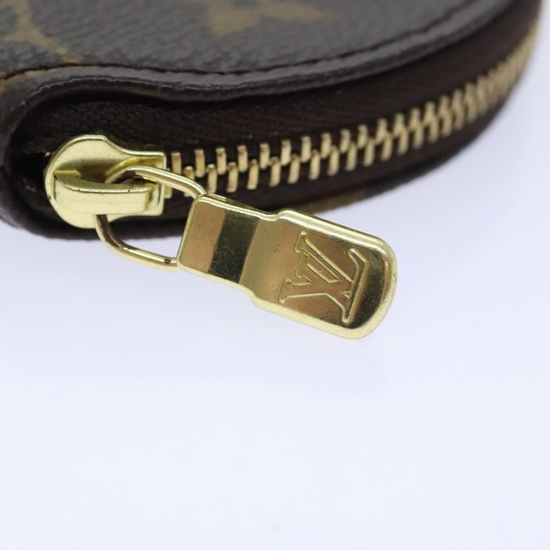 Louis Vuitton Monogram Porte Monnaie Rond Coin Purse M61926  am6994 - Image 8