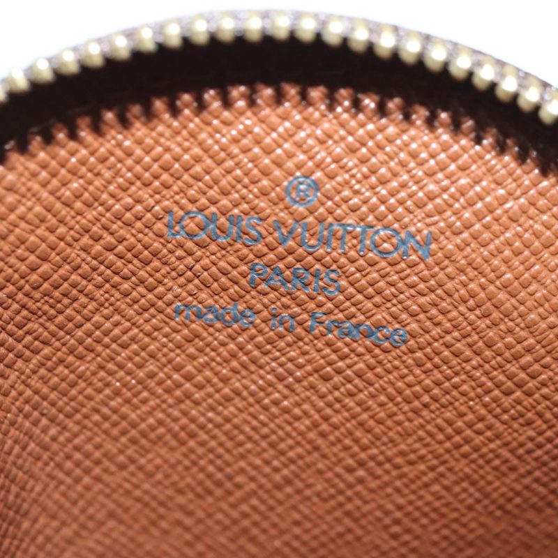 Louis Vuitton Monogram Porte Monnaie Rond Coin Purse M61926  am6994 - Image 9