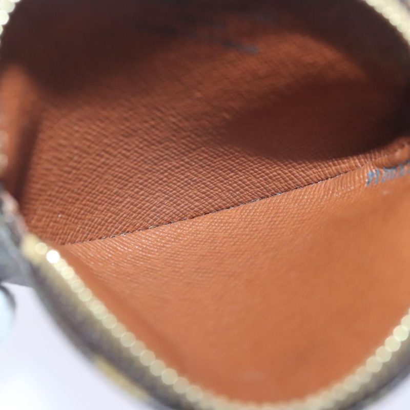Louis Vuitton Monogram Porte Monnaie Rond Coin Purse M61926  am6994 - Image 10