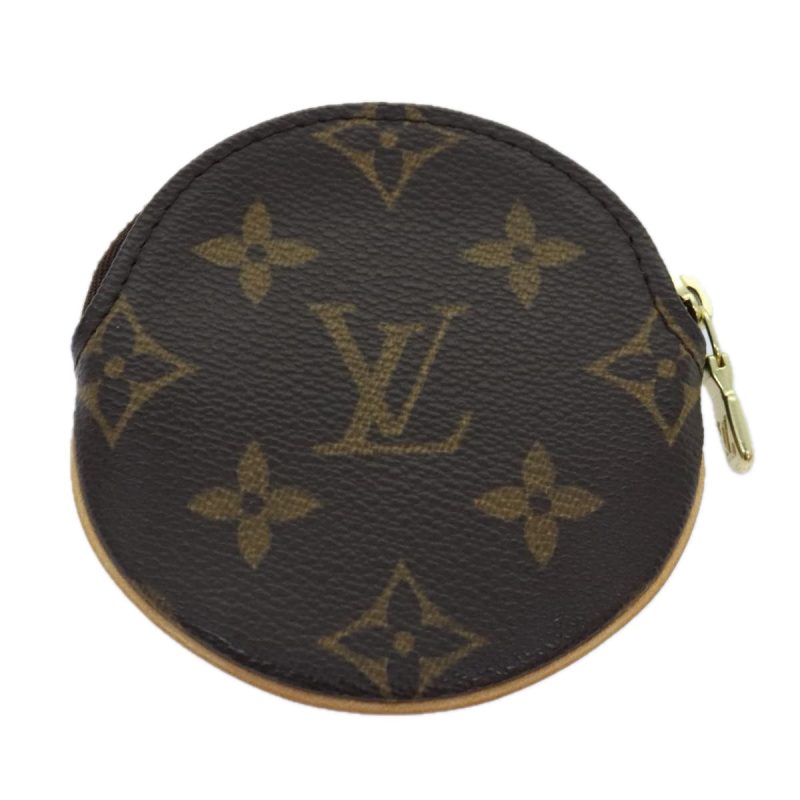 Louis Vuitton Monogram Porte Monnaie Rond Coin Purse M61926  am6994 - Image 2