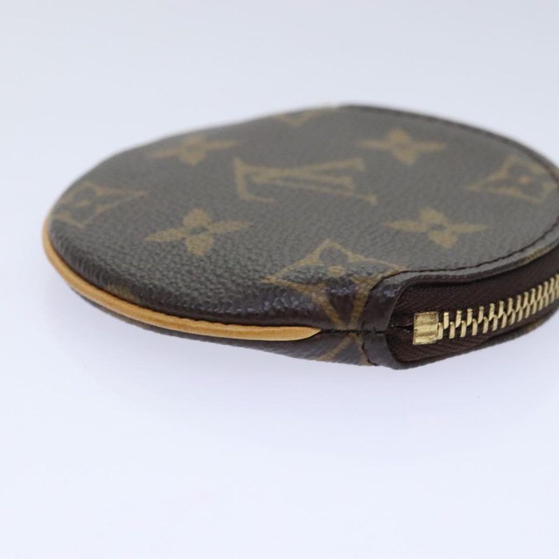 Louis Vuitton Monogram Porte Monnaie Rond Coin Purse M61926  am6994 - Image 3