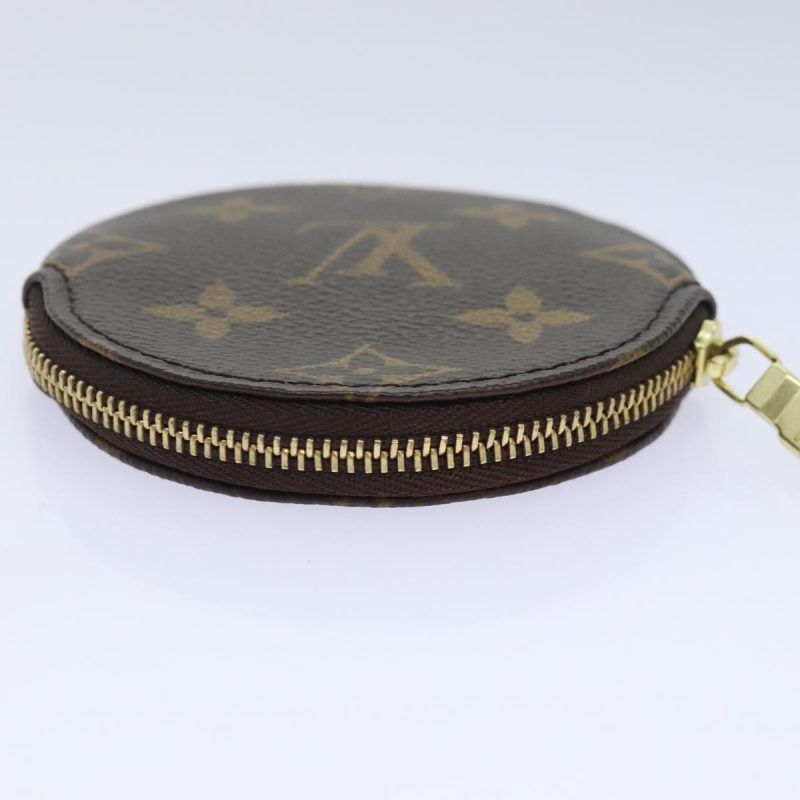 Louis Vuitton Monogram Porte Monnaie Rond Coin Purse M61926  am6994 - Image 5