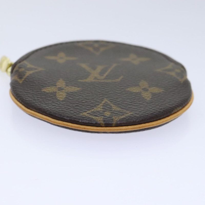 Louis Vuitton Monogram Porte Monnaie Rond Coin Purse M61926  am6994 - Image 6