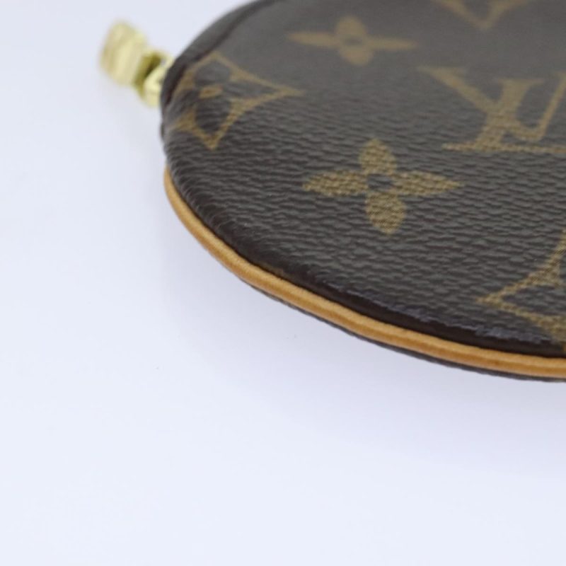 Louis Vuitton Monogram Porte Monnaie Rond Coin Purse M61926  am6994 - Image 7