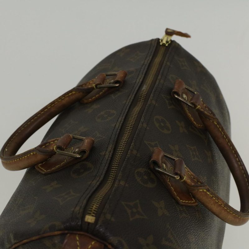 Louis Vuitton Monogram Speedy 30 Hand Bag M41526  ar10412 - Image 6