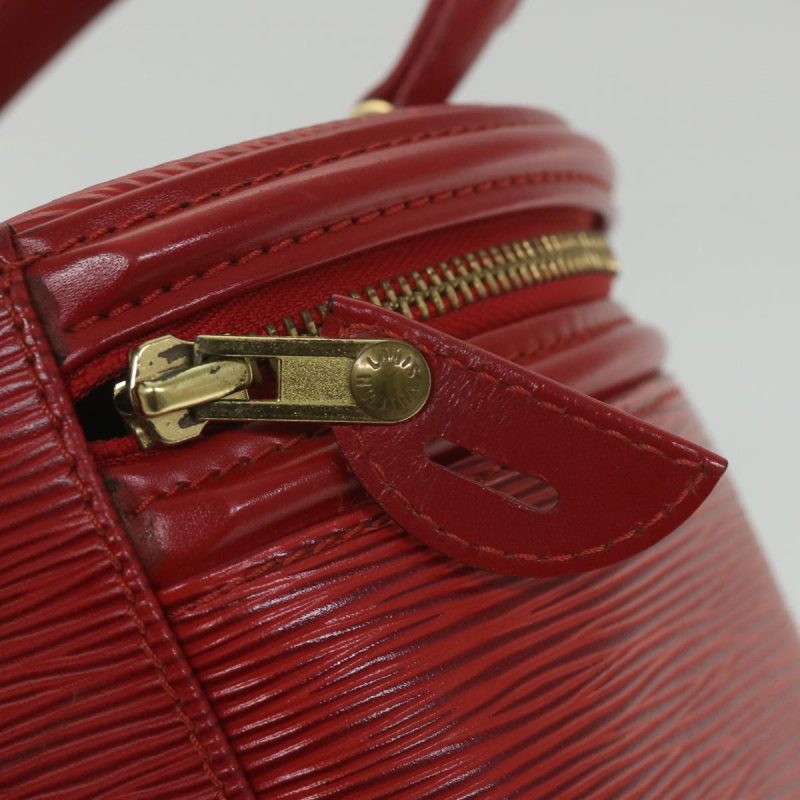 Louis Vuitton Epi Cannes Hand Bag Red M48037  ar10583B - Image 9