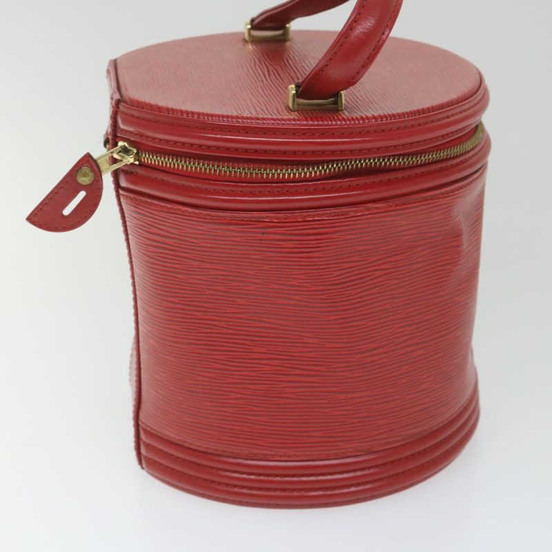 Louis Vuitton Epi Cannes Hand Bag Red M48037  ar10583B - Image 4