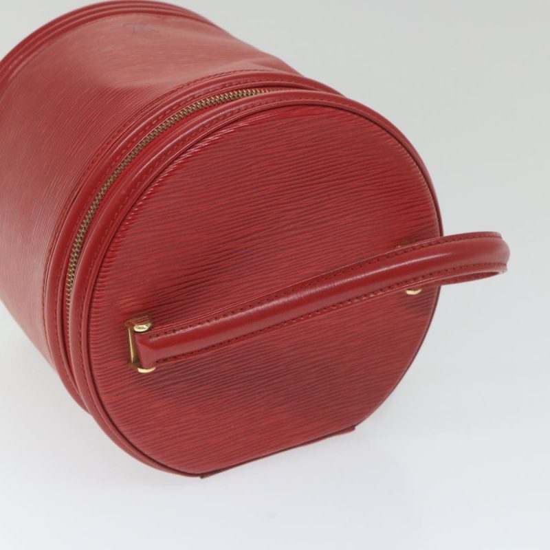 Louis Vuitton Epi Cannes Hand Bag Red M48037  ar10583B - Image 6