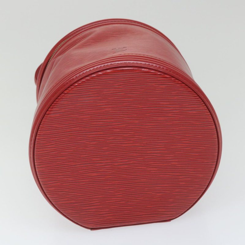 Louis Vuitton Epi Cannes Hand Bag Red M48037  ar10583B - Image 5