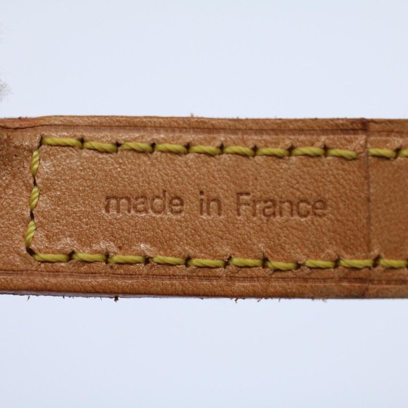 Louis Vuitton Shoulder Strap Leather 44.9"" Beige  ar10674 - Image 7